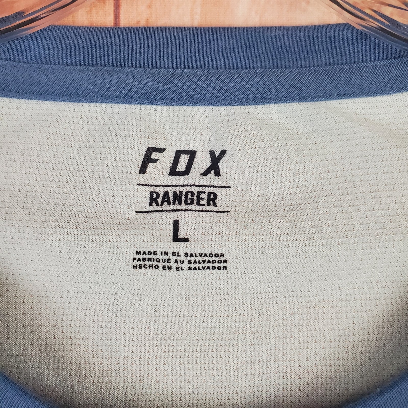 Fox Ranger Drirelease Jersey Womens Large Cloud Gray Short Sleeve Pullover — image 5 of 8